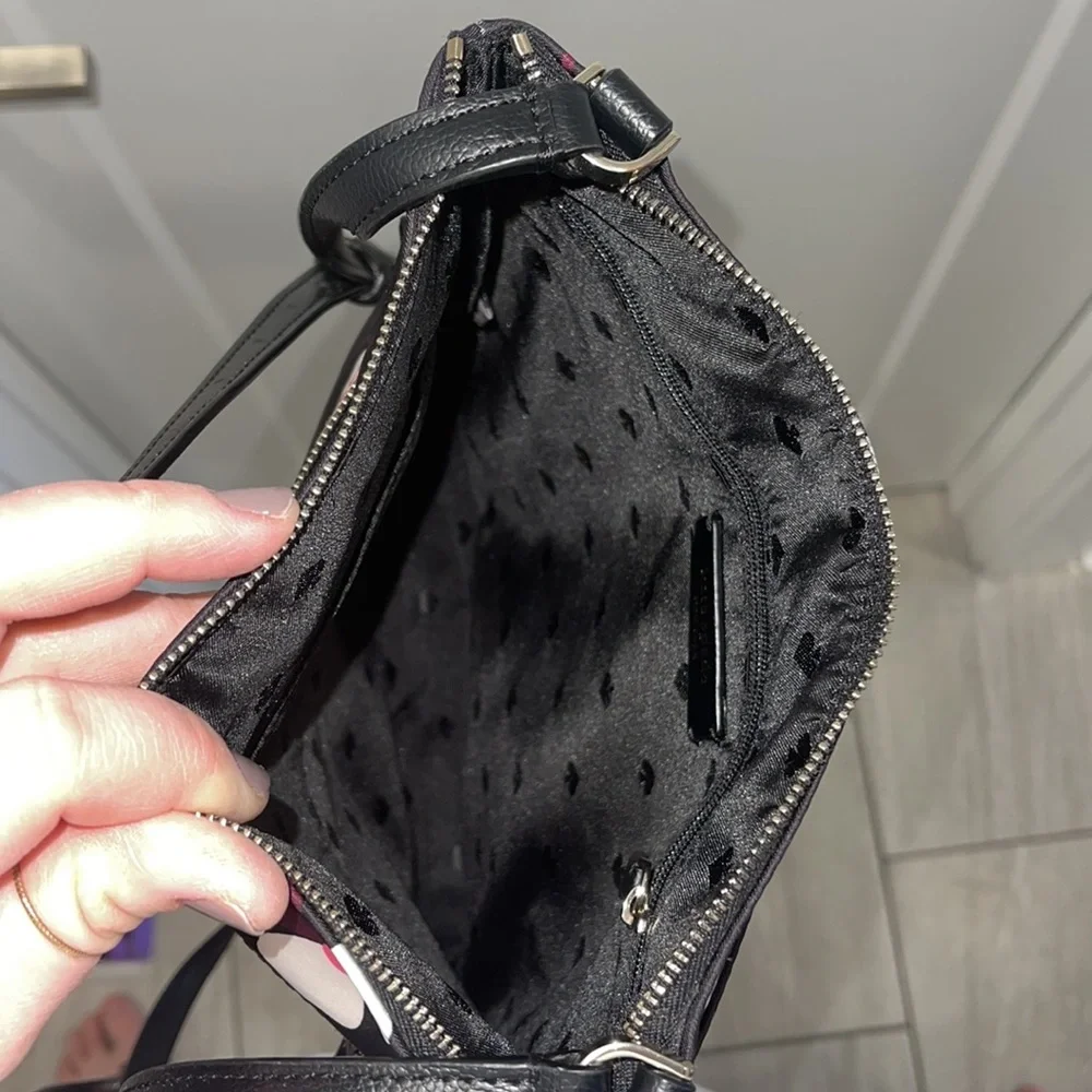 kate spade Black Floral Crossbody Bag - Picture 4 of 4